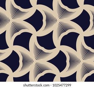 an abstract background with wavy lines in beige and blue colors on a black background, suitable for