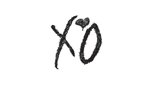 the word xo written in black ink