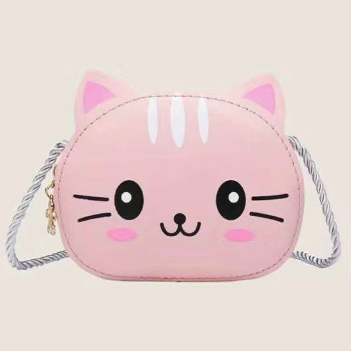 Introducing our charming Kitty Cat Purse, a purr-fect addition to your wardrobe at an affordable price of $19. Express your feline affection with this adorable accessory available in various colors to suit your style. Key Features:     Cute Kitty Cat Design     Practical and Stylish Crossbody     High-Quality Construction Enhance Your Purse with $4 Add-On Options:     The Fashionista:         Earrings         Bracelets         Set of 4 Rings         Hair Bow     The Little Lady:         Sunglasses         Tissues         Hair Scrunchy         Lip Balm     The Note Taker:         Notebook         Multicolor Ink Pen         Hair Tie         Stickers     The Player:         Set of Jacks         Sidewalk Chalk         UNO Card Game         Jump Rope Note: Add-ons are exclusively available with Kawaii Shoulder Bag With Cat Design For Daily Use, Kawaii Cat Design Shoulder Bag For Daily Use, Cute Cat Design Shoulder Bag, Cute Cat Design Rectangular Shoulder Bag, Casual Pink Bag With Animal Design, Cute Shoulder Bag With Cat Design, Cute School Bags With Cat Design, Trendy Cat Design Shoulder Bag Gift, Cute Cat Design Shoulder Bag For Daily Use