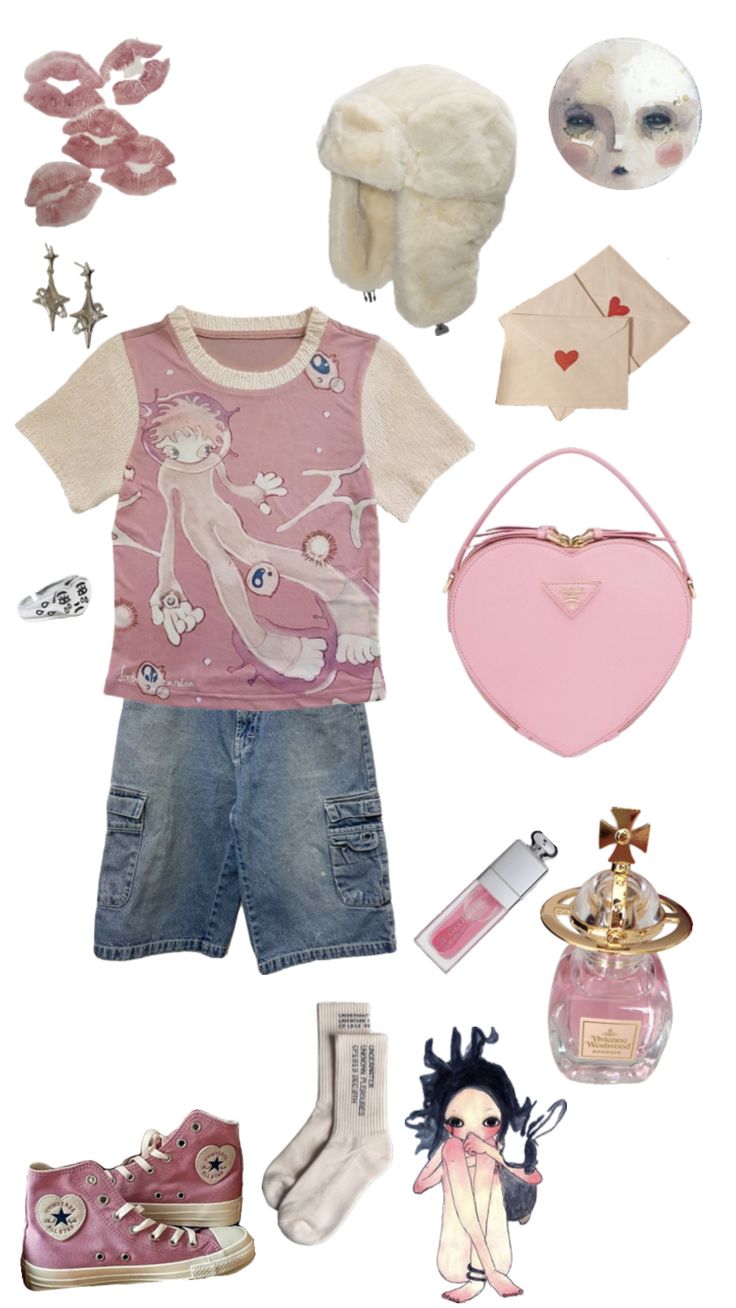 Sixth Dimension, Kawaii Outfit Ideas, Silly Clothes, Funky Outfits, Swaggy Outfits, Really Cute Outfits, Kawaii Clothes, Clothes And Accessories, Pink Outfit