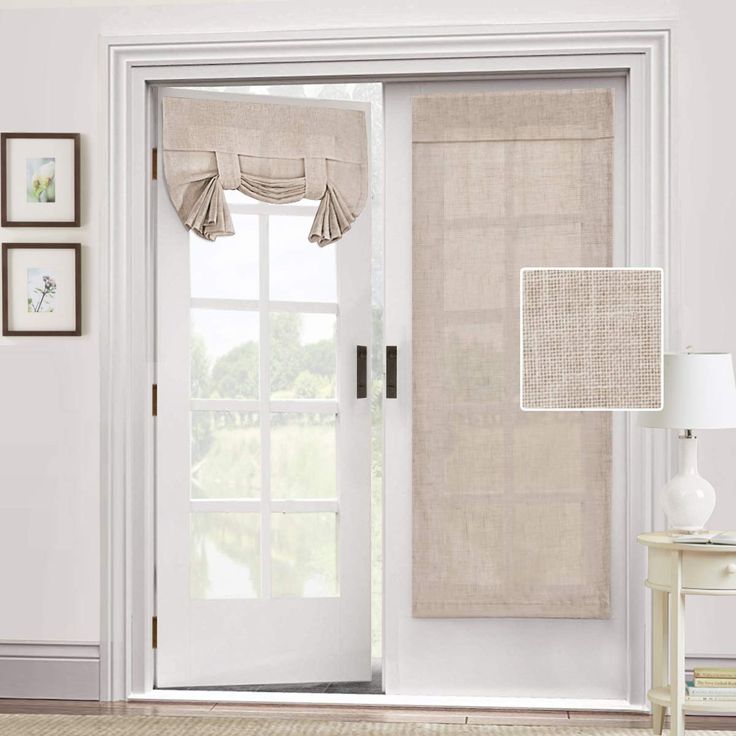 PRICES MAY VARY. WELL MADE：Sold individually, all you need are included in the package. Package includes 1 panel ( each panel measures W 26" x L 68" ) + free sticky strap. This functional curtain has 2 ways to hang, Perfect for patio door/double sliding door/sidelight door/glass door on entry or any other place. EFFORTLESS INSTALLATION: Tool Free and No curtain rod necessary. Please follow our instruction paper, just stick straps to the door frame and paste the sticky stickers to the straps. It Sun Blocking Curtains, Kitchen Patio Doors, French Door Curtain, Curtains For Windows, Tie Up Curtains, Tie Up Shades, Patio Door Curtains, French Door Curtains, Linen Curtain Panels