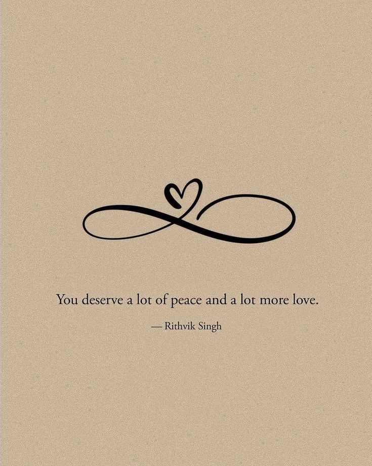 a quote with the words you observe a lot of peace and a lot more love