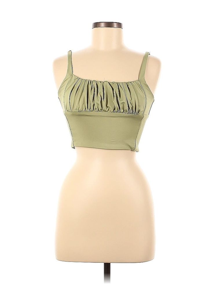 NLW Sleeveless Top Size: Medium Green Tops - used. No Fabric Content, Sweetheart, | NLW Sleeveless Top Green Sweetheart Tops - Used - Size Medium Green Sleeveless Tube Top Casual, Green Casual Sleeveless Tube Top, Casual Green Sleeveless Tube Top, Green Tank Top With Built-in Bra, Green Sleeveless Camisole With Built-in Bra, Green Sleeveless Tank Top With Built-in Bra, Green Tank Crop Top With Built-in Bra, Green Fitted Vest Crop Top, Fitted Green Vest Crop Top