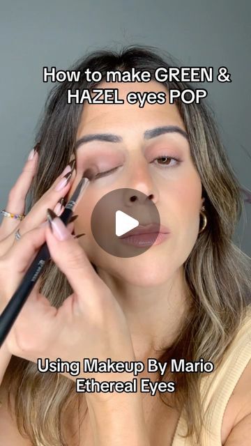 Makeup To Make Hazel Eyes Look Green, Eyeshadow Looks Wedding Guest, Natural Eye Make Up For Green Eyes, Makeup Looks For An Emerald Green Dress, Bridesmaid Makeup Green Eyes Tutorial, Fall Eye Makeup For Green Eyes, How To Do Eye Makeup For Green Eyes, Makeup For Green Brown Eyes, Green Wedding Eye Makeup