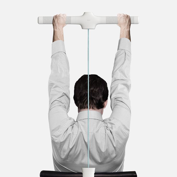 a man is doing exercises on a pull - up bar in front of his head