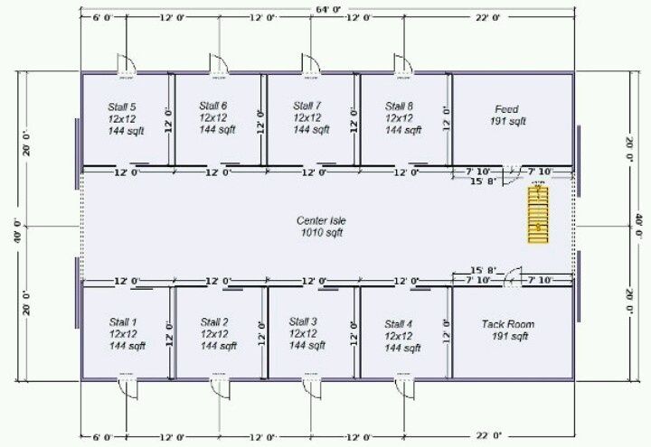 the floor plan for an office building with multiple floors and two separate areas in each room