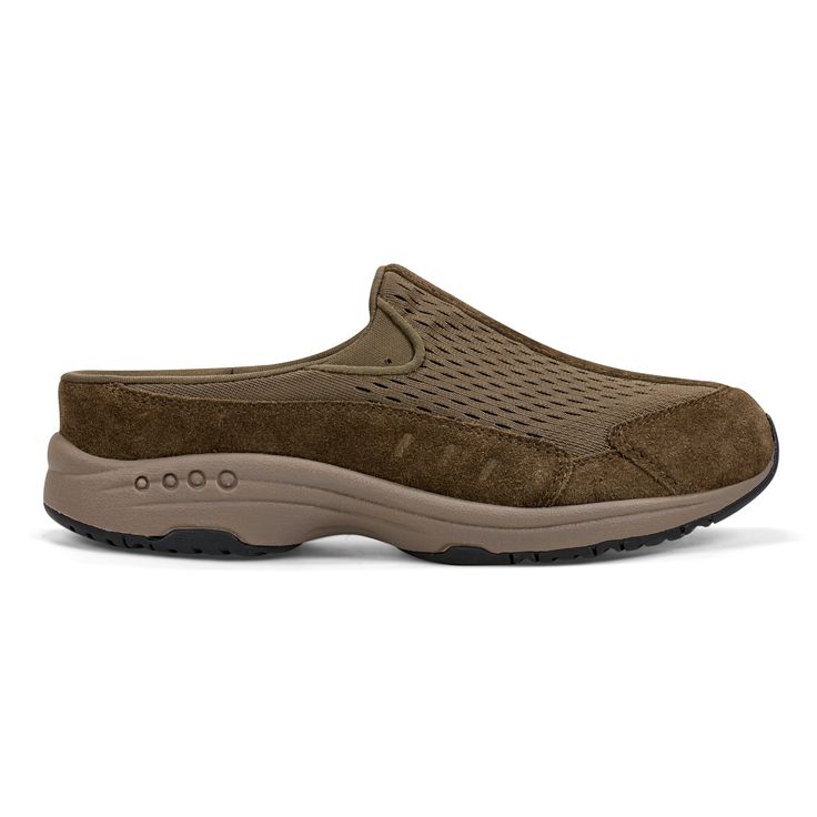 The Traveltime clogs are perfect for walking and light activity. These comfort shoes are easy to slip on and off, plus their removable sock liners absorb shock and provide superior arch support for comfort all-day, into-the-evening. Traveltime is one of Easy Spirit's most loved clogs for women. Synthetic Slip-ons With Arch Support For Walking, Comfortable Ergonomic Slip-ons With Rubber Sole, Comfortable Slip-ons With Arch Support And Closed Toe, Outdoor Slip-on Mules With Cushioned Footbed, Comfortable Slip-on Walking Shoes For Outdoor, Slip-on Walking Shoes With Arch Support For Outdoor Activities, Slip-on Walking Shoes With Arch Support For Outdoor, Outdoor Slip-on Walking Shoes With Arch Support, Comfortable Walking Shoes With Arch Support For Outdoor Activities