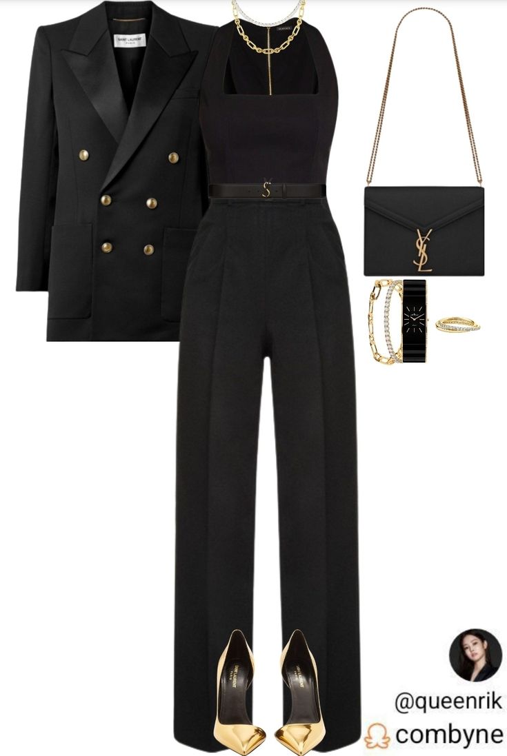 Luxe Fashion Aesthetic, Ysl Inspired Outfit, Ysl Clothes Women, Ysl Style Outfits, Elegant Women Classy Dress Outfits, Casual Classy Outfits Chic, Nyc March Outfits, Semi Formal Wedding Attire For Guest, Ysl Outfit