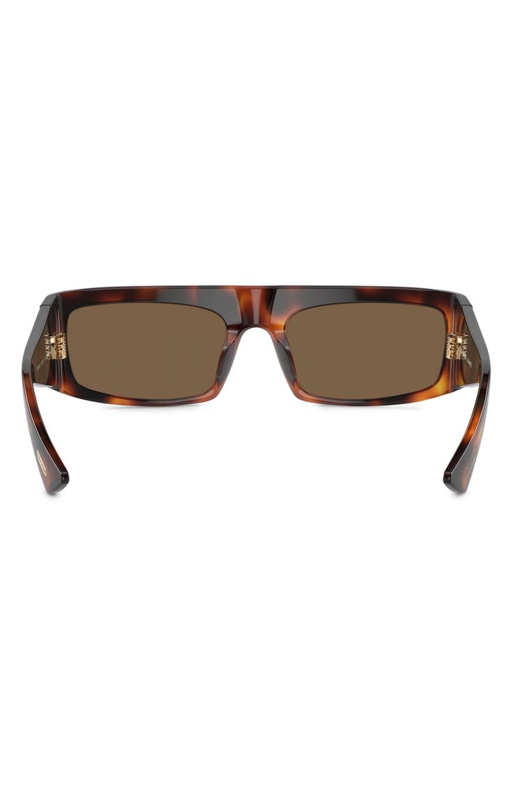 A sleek rectangular shape modernizes these Italian-crafted sunnies created in collaboration with KHAITE. 56mm lens width; 19mm bridge width; 130mm temple length 100% UV protection Acetate Made in Italy Classic Brown Rectangular Shield Sunglasses, Modern Brown Rectangular Sunglasses, Luxury Rectangular Shield Sunglasses With Polarized Lenses, Luxury Polarized Rectangular Shield Sunglasses, Brown Rectangular Shield Sunglasses With Uva Protection, Brown Rectangular Shield Sunglasses With Uv Protection, Luxury Rectangular Shield Sunglasses With Uva Protection, Luxury Rectangular Shield Sunglasses With Mirrored Lenses, Rectangular Shield Sunglasses With Gradient Lenses