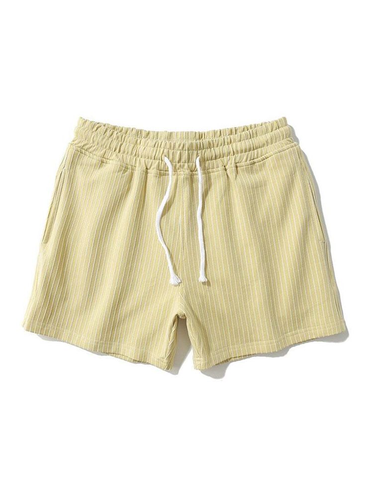 Experience the perfect blend of comfort and fashion with our Striped Pattern Jersey Shorts With Drawstrings. Made from durable and breathable cotton fabric, these shorts are ideal for all-day wear. The eye-catching striped pattern adds a touch to your ensemble, while the drawstring waist ensures a secure and adjustable fit. Specifications: Material: Cotton Package included: 1*Shorts. Size Chart (inches): Size Waist Hip Length S 28.3 41.7 15.4 M 29.9 43.3 15.7 L 31.5 44.9 16.1 XL 33.1 46.5 16.5 Comfortable Cotton Shorts For Beach Season, Stretch Striped Shorts, Striped Cotton Shorts For Vacation, Vacation Striped Cotton Shorts, Sporty Cotton Pajama Shorts For Beach Season, Striped Cotton Shorts With Drawstring, Striped Cotton Bottoms With Built-in Shorts, Striped Cotton Bottoms For Summer, Striped Cotton Beach Shorts