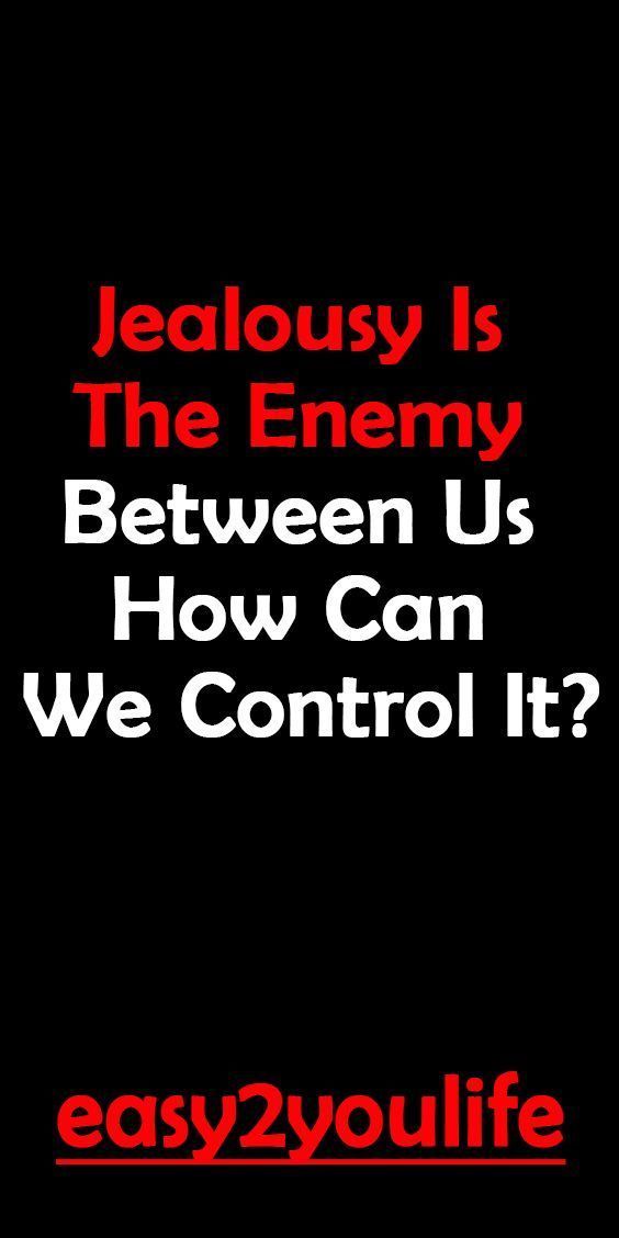 a black background with red text that says,'the enemy is between us how can we control it? '