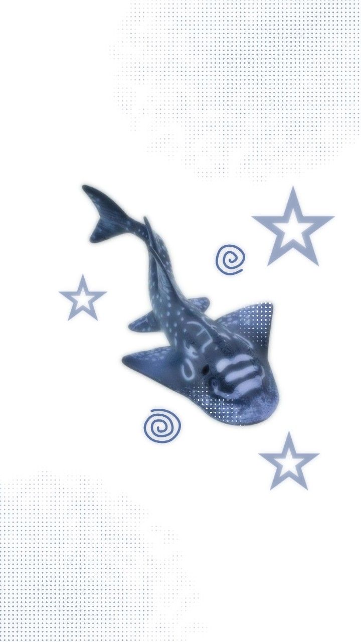 an animal that is flying through the air with stars on it's back ground