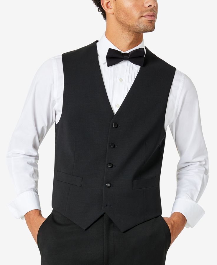 in stock Classic Black Slim Fit Vest, Classic Black Vest For Business, Navy Blue Coat, Black Waistcoat, Tuxedo Vest, Vest Blazer, Looking Dapper, Tuxedo For Men, Blue Coats