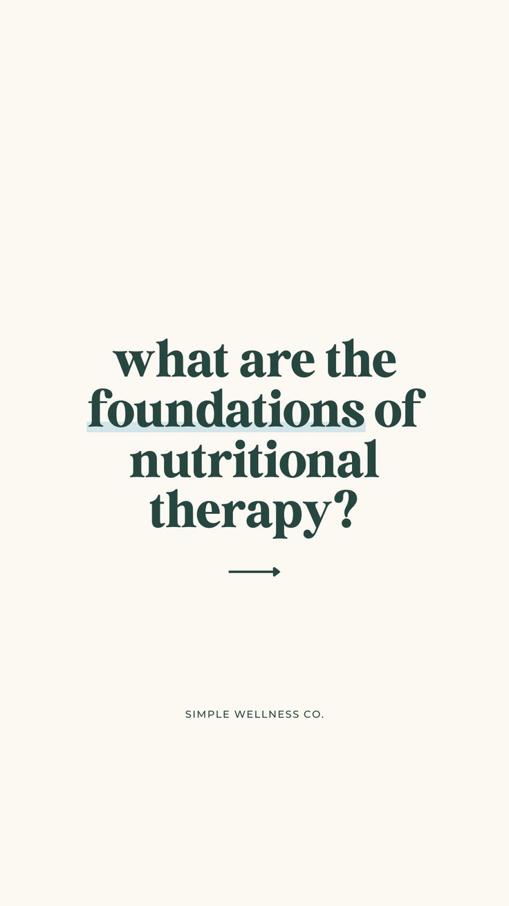 Nutritional therapy is based on the idea of achieving health through a holistic and individualized approach to nutrition and lifestyle.

It focuses on getting to the root cause of health concerns, rather than taking a one-size-fits-all idea that’s often recommended in modern medicine.

Nutritional therapy believes there are six foundations that must be in balance in order for us to experience optimal health & function.

Click here to learn more. Nutrition Therapy, Nutritional Therapy, Holistic Lifestyle, Optimal Health, Holistic Healing, Medicine, Foundation, Nutrition, Healing