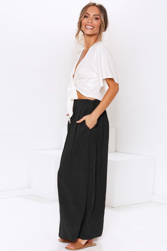 Black Buttoned Maxi Skirt Relaxed Skirt Bottoms For Day Out, Solid Color Midi Skirt For Vacation, Versatile Long Skirt With Lined Detail, Summer Black Maxi Skirt With Pockets, Versatile Pleated Skirt Bottoms For Summer, Versatile Pleated Skirt For Summer, Versatile High-waisted Lined Skirt, Flowy Black Maxi Skirt With Pockets, Black Flowy Maxi Skirt With Pockets