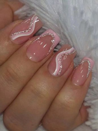 Pink Gel, Summery Nails, Girly Acrylic Nails, Cute Acrylic Nail Designs, Nail Swag, Short Acrylic Nails Designs, Nail Designs Spring, Cute Nail Designs, Fall Nail Designs