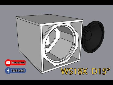 15 Inch Subwoofer Box Design, Subwoofer Box Diy, Audio Box, Recording Studio Setup, Speaker Plans, Subwoofer Box Design, Marine Plywood, Subwoofer Box, Speaker Box Design