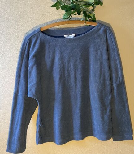 Sincerely Jules Top Junior Large Blue Terry Cloth 3/4 Sleeve Boat Neck NWT  | eBay Oversized Blue Top With 3/4 Sleeves, Oversized Blue Tops With 3/4 Sleeves, Light Blue Casual Top With 3/4 Sleeves, Sincerely Jules, Brands Outlet, Terry Cloth, Boat Neck, Womens Clothing Tops, Women Accessories