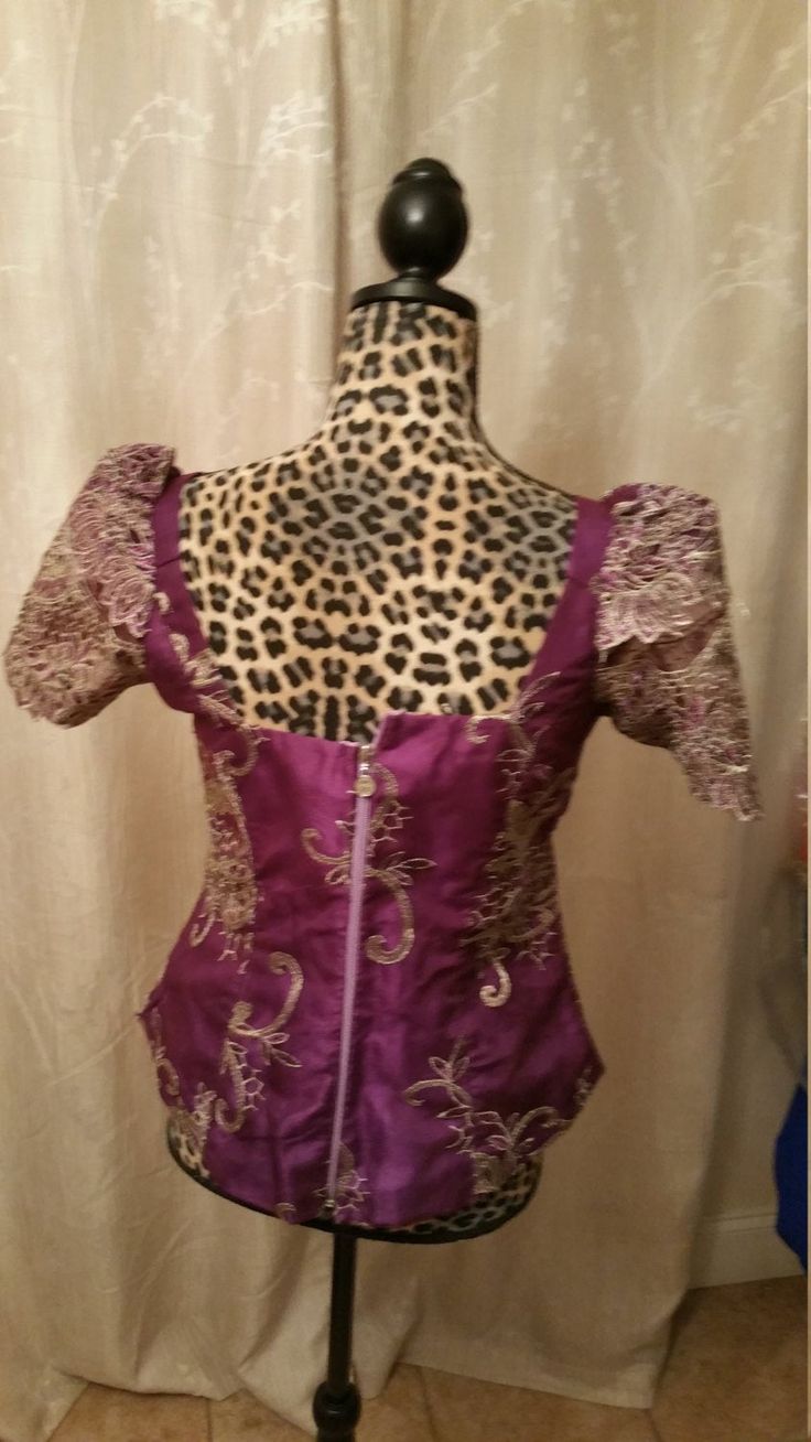 Lace blouse can be used on a skirt, pant ND African fabric. Fitted Purple Blouse For Evening, Fitted Purple Evening Blouse, Purple Long Sleeve Evening Blouse, Elegant Purple Silk Blouse, Fitted Evening Sets With Short Sleeves, Party Sets With Unstitched Short Sleeve Blouse, Purple Silk Formal Blouse, Fitted Short Sleeve Top For Wedding, Formal Purple Silk Blouse