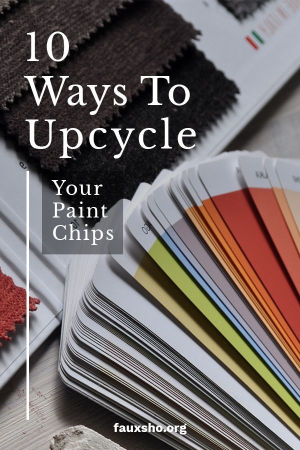 the top ten ways to upcycle your paint chips