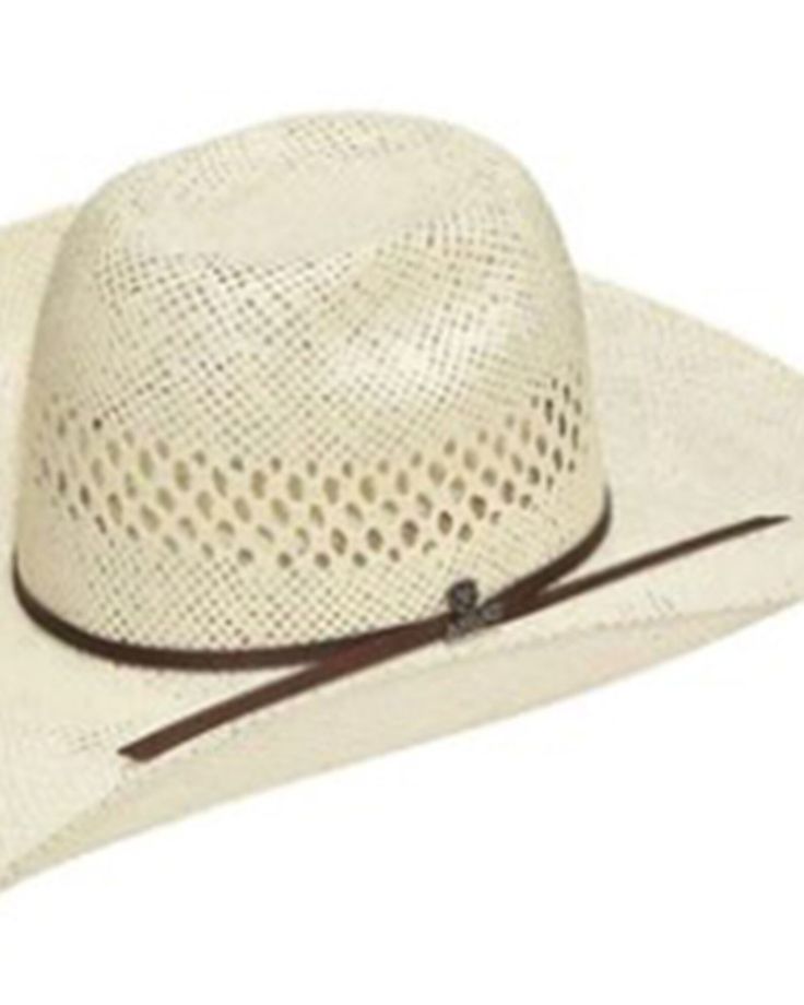 Jute straw construction. Brick top. 4 1/2" brim. 4 1/2" crown. Natural. Curved brim. Imported. Vented crown. White Western Toquilla Straw Hat, White Country Hat In Toquilla Straw, White Country Style Hat In Toquilla Straw, Country Style Short Brim Hat In Toquilla Straw, Country Style Short Brim Toquilla Straw Hat, White Country Style Toquilla Straw Hat, Straw Hat Bands For Rodeo With Curved Brim, Straw Hat Bands With Curved Brim For Rodeo, White Country Straw Hat With Flat Brim