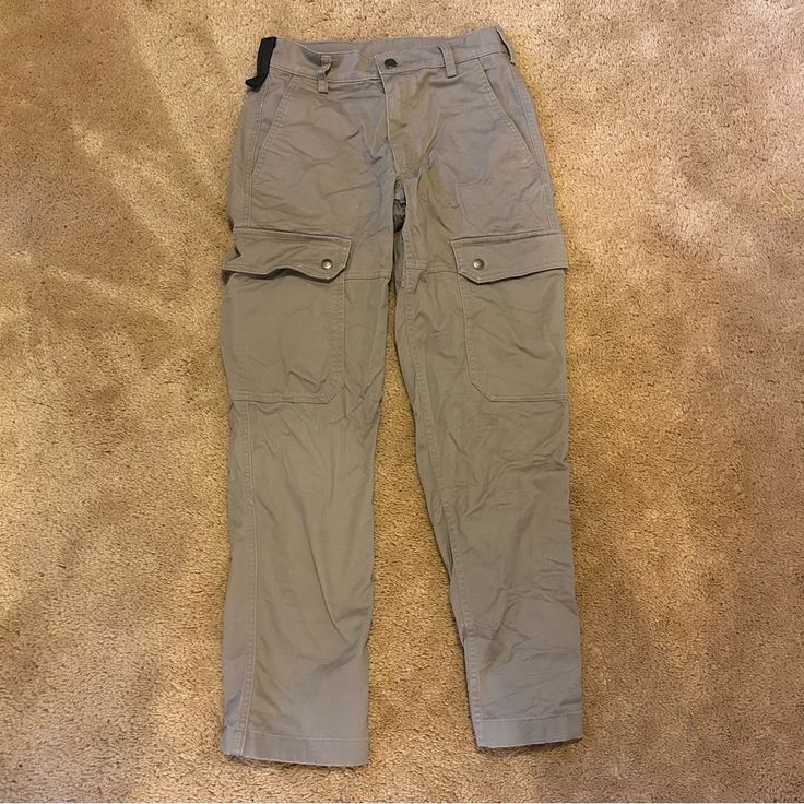 Size 28x30 Slim Fit Practically Brand New Dark Pair Are Navy, Not Black $60 For Both Or $40/Each Tapered Leg Hiking Bottoms With Pockets, Utility Straight Leg Hiking Bottoms, Casual Bottoms With Hip Pockets For Outdoor Work, Casual Work Pants With Belt Loops For Outdoor, Casual Workwear Bottoms With Multiple Pockets, Casual Bottoms For Outdoor Work With Multiple Pockets, Casual Pants For Outdoor Work, Casual Full-length Pants For Outdoor Work, Casual Full Length Pants For Outdoor Work