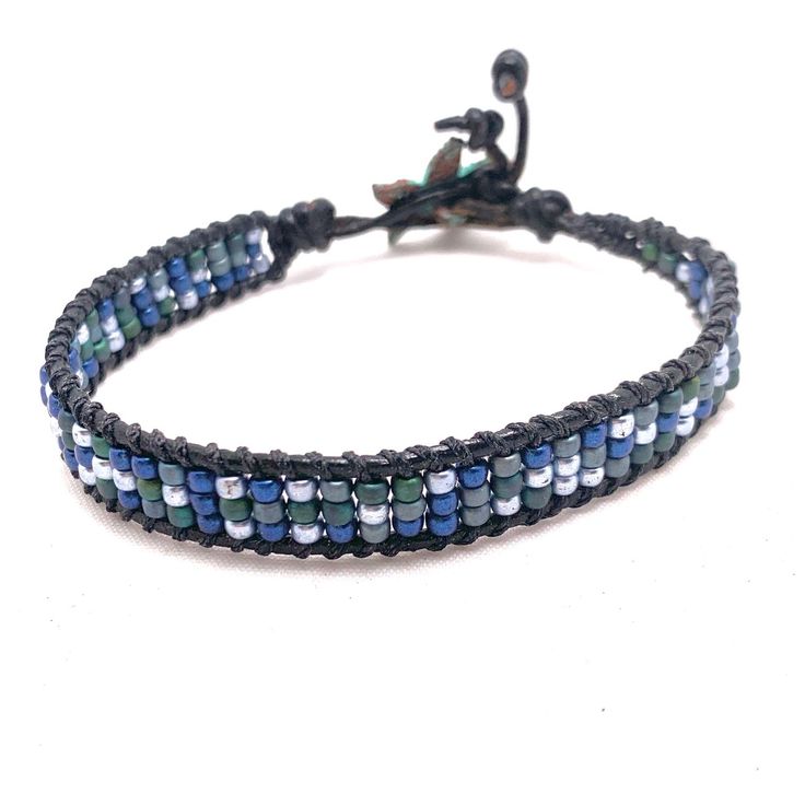 In this class we will learn the stitching technique to make a Ladder Stitch beaded wrap bracelet made popular by recent trends. Students can choose from a wide range of materials and can make either a double or triple wrap bracelet. Saturday, January 25th. 10am - noon $24 + materials ****We have a wide selection of glass and ceramic beads, gemstones, pearls, shell, wood and seed beads to choose from. Students are asked not to bring in outside materials, but we will work with anyone needing to st Bead Wrap Bracelet, Bead Stopper, Jewelry Making Classes, Triple Wrap Bracelet, Stitching Techniques, Ladder Stitch, A Ladder, Beaded Wrap Bracelets, Wrap Bracelets