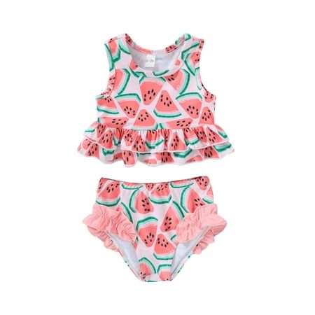 Toddler swimsuit baby girl bathing suit, newborn girl vest bikini swimwear clothes set. The sleeveless,crew neck top Bikini swimsuit for 0-3 months newborn girl,3-6 months infant girl, 6-12 months toddler girl ,12-18 months baby girl, 18-24 months little girl, 2-3t girl,3-4t,4-5t,5-6 years old, 6-7t kid. Summer day is coming up! Get this super cute pink, blue stripes,yellow dots, cows, daisies, dinosaurs print swimsuit set for your baby girl! Younger Tree focuses on baby clothes, strives to prov Summer Beach Season Tankini For Play, Summer Beach Tankini For Playwear, Summer Tankini For Beachwear, Playful Fitted Swim Trunks For Vacation, Fitted Summer Playwear Tankini, Playful Sleeveless Swimwear For Vacation, Beachwear Swimming Set Sleeveless, Summer Sleeveless Tankini For Play, Pink Sleeveless Tankini For Swimming