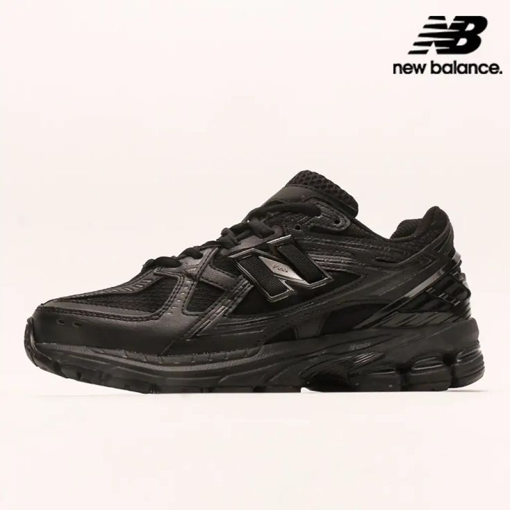 New Balance 1906U 'Triple Black' M1906NJ Classic Low-top Running Shoes For Outdoor, Black Leather Running Shoes For Streetwear, Classic Black Running Shoes With Vibram Sole, Classic Running Shoes With Vibram Sole And Medium Fit, Classic Black Running Shoes With Rubber Sole, Black Leather Running Shoes Fade-resistant, Black Leather Fade-resistant Running Shoes, Classic Black Lace-up Running Shoes, Black Leather Running Shoes For Walking