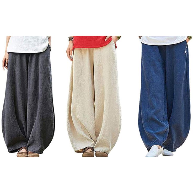 Comfortable and relaxed fit, perfect for lounging around in and when you need to relax and feel comfort. Stylish and trendy baggy trousers will match perfectly with any top, ideal for those who dress for comfort. Long and soft trouser material, makes these ideal for the cold winter weather. Baggy Wide-leg Leisure Bottoms, Trendy Baggy Harem Pants, Casual Baggy High-waisted Harem Pants, Relaxed Cotton Harem Pants With Straight Leg, Baggy Wide-leg Harem Pants For Leisure, Baggy Solid Color Parachute Pants For Loungewear, Baggy Wide Leg Harem Pants For Leisure, Comfortable Cotton Wide Leg Pants, Comfortable Cotton Wide Leg Trousers