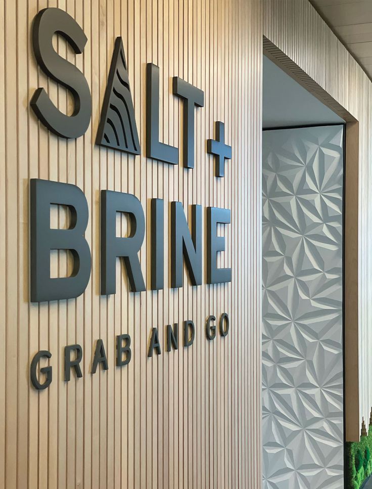 the entrance to salt and brine grad and 60