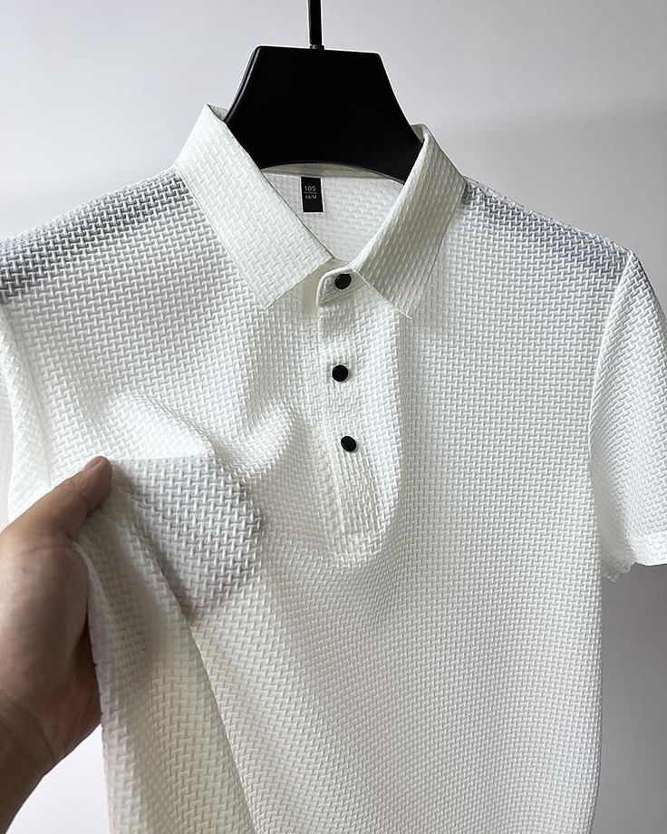 Men's Polo Shirt Golf Shirt Casual Holiday Lapel Short Sleeve Fashion Basic Plain Button Summer Regular Fit Black White Green Dark Blue Apricot Grey Polo Shirt 2023 - US $23.99 Polo Mens Fashion, Polo T Shirts For Men, Polo Fashion, Business Casual Top, Polo Shirts Men, Polo Men, White Shirt Men, Men Fashion Casual Shirts, Us Polo