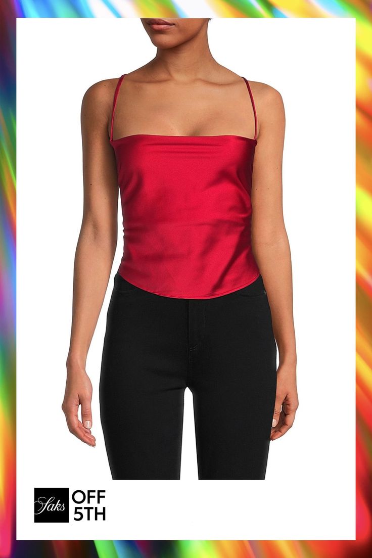 Chic, Crop Top In Satiny Fabrication With Appealing Ties At The Back. Cowlneck Sleeveless Tie Back Polyesterundefined Holiday Party Attire, 18th Century Clothing, Satin Crop Top, Party Fits, Century Clothing, Top Sales, Tie Backs, Tie Back, Access Denied