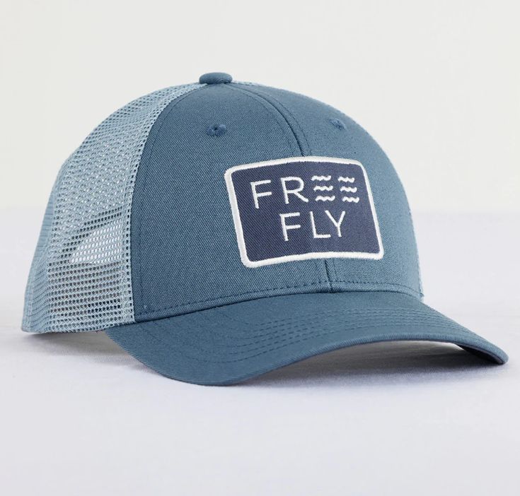 Ideal for any activity, this all-season snapback features a classic trucker style with front patch detailing and mesh backing. Product Features Structured, 6-panel design Medium crown profile Mesh back Snapback closure Slate Blue, Home Free, Panel Design, Product Features, Trucker Hat, Crown, Mesh, Hats, Blue