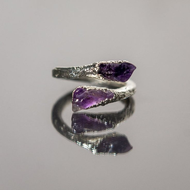 Silver ring jewelry with two amethystgift for womanamethyst | Etsy White Gold Amethyst Jewelry, Adjustable Stamped 925 Amethyst Ring, Sterling Silver Amethyst Open Ring, Amethyst 925 Silver Fine Jewelry, Adjustable Amethyst Crystal Ring For Anniversary, Stamped 925 Amethyst Ring Fine Jewelry, Amethyst Open Ring Birthstone Gift, Amethyst Birthstone Open Ring Gift, Purple Birthstone Ring Jewelry