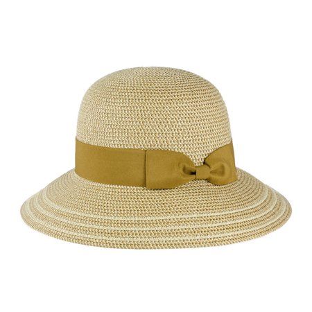 MAGID WOMEN'S PAPER STRAW BUCKET SUN HAT Size: One Size.  Color: Beige.  Gender: female.  Age Group: adult. Gold Boater Hat With Short Brim For Summer, Gold Fedora For Summer Beach, Gold Fedora For Beach In Summer, Gold Short Brim Panama Hat For Summer, Gold Vacation Hat With Short Brim, Summer Beach Gold Fedora, Gold Summer Beach Fedora, Elegant Yellow Straw Hat For The Beach, Elegant Yellow Straw Hat For Beach