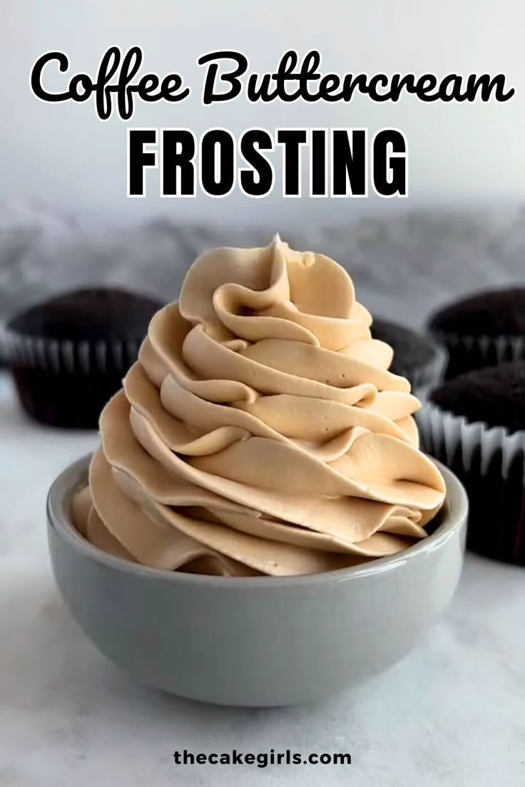 Coffee Buttercream Frosting Coffee Buttercream Frosting Recipe, Coffee Buttercream Frosting, Cake Me Home Tonight, Buttercream Recipes, Coffee Butter, Instant Espresso, Buttercream Frosting Cake, Butter Cream Frosting, Coffee Buttercream