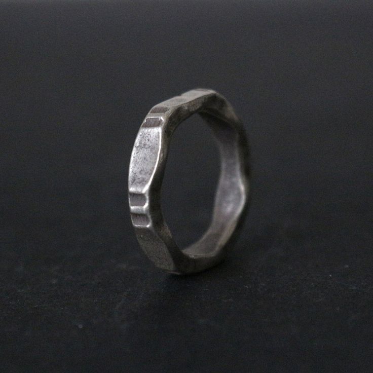 Etched solid silver ring Size; 8.75 HillTribe SilverBecause of the high content of pure silver, these pieces are less likely to cause irritation to sensitive skin. This silver also tarnishes a bit slower which adds to its appeal as a low maintenance piece of jewellery. Hammered Sterling Silver Jewelry For Promise, Minimalist Hand Forged Silver Stackable Rings, Minimalist Hand-forged Silver Stackable Rings, Silver Stackable Rings With Hand Forged Round Band, Minimalist Silver Ring With Concave Shape, Minimalist Silver Concave Ring, Hand Forged Sterling Silver Rings, Hand Forged White Gold Rings In Sterling Silver, Minimalist Hand Forged Silver Engraved Ring