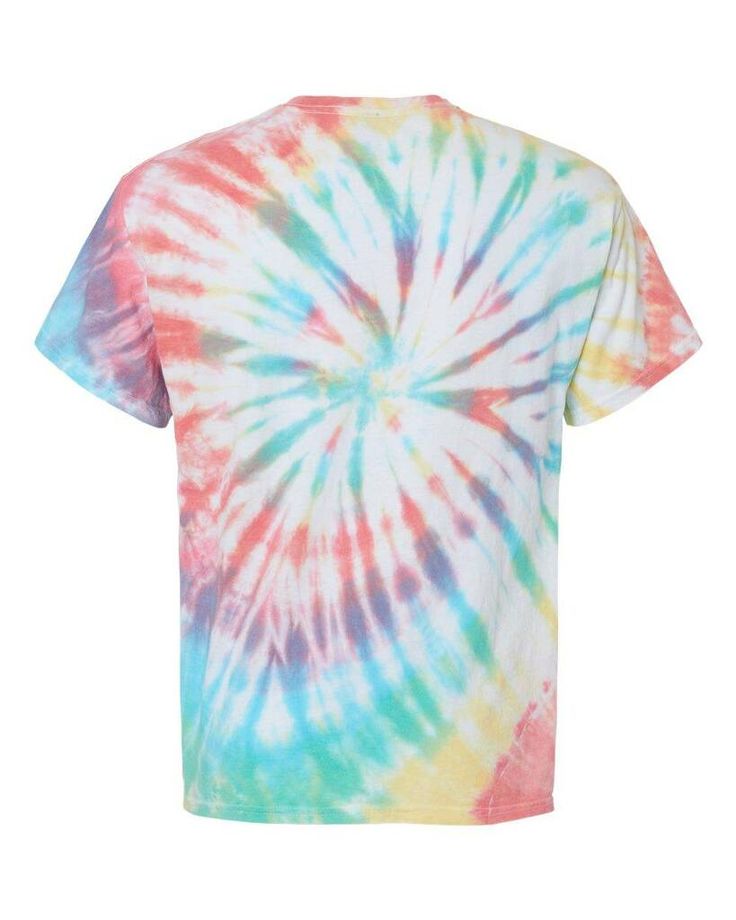 Rainbow Spiral T-Shirt - PRISM - M | Dyenomite Rainbow Spiral T-Shirt in Prism Size Medium | Cotton Ribbon Candy, Spiral Tie Dye, Tie Dye T Shirts, Tie Dyed, Dye T Shirt, Tie Dye Top, All The Colors, Tie Dye, Multi Color