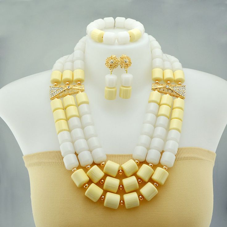 This is for high quality  handmade Nigerian wedding jewelry , it takes 3-5 days for the production White Crystal Bridal Sets With Elegant Design, Elegant White Beaded Jewelry, Fine Jewelry White Round Bead Necklaces, Fine Jewelry Crystal Jewelry Sets In White, Fine Jewelry White Crystal Jewelry Sets, Traditional White Crystal Jewelry, White Crystal Fine Jewelry Sets, Elegant Crystal Jewelry For Wedding, Pearl White Wedding Jewelry