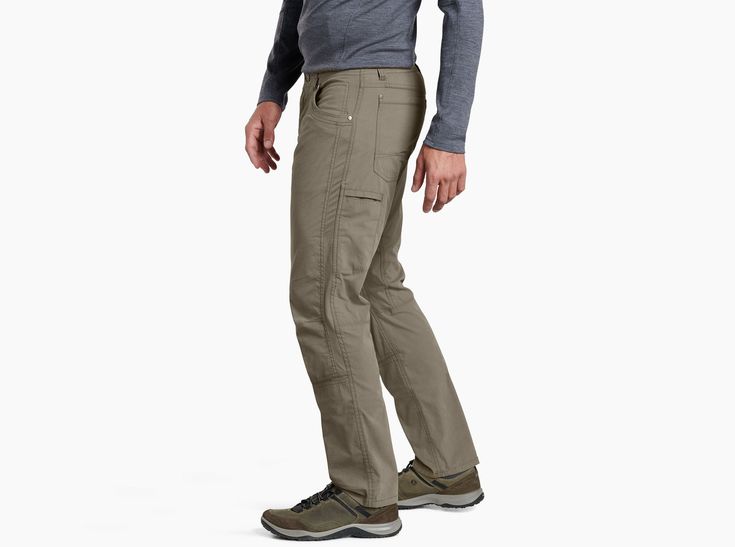 Built from an idea so bold we had to call it RADIKL. The KÜHL RADIKL™ Men's Performance Pant feels as comfortable as a sweatpant while staying durable enough for anything mother nature throws your way.  Whether it’s blistering hot hikes or bone-chilling descents, you’ll be set with pants made from ENDURO FABRIC™ that provides unparalleled year-round performance. Sporty Hiking Pants With Functional Pockets, Full Length Cargo Pants For Outdoor Activities, Functional Straight Leg Hiking Pants With Side Pockets, Functional Hiking Bottoms With Cargo Pockets, Casual Cargo Pants With Hip Pockets For Hiking, Hiking Pants With Hip Pockets And Straight Leg, Functional Cotton Cargo Pants For Outdoor, Functional Cotton Cargo Pants For Outdoor Activities, Casual Hiking Pants With Hip Pockets