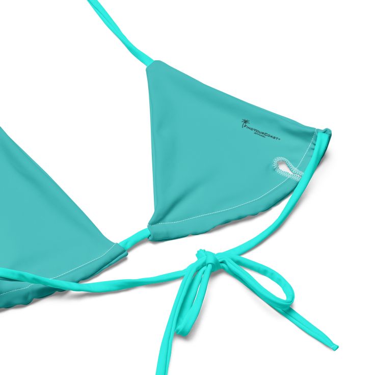 Stay comfortable and beach ready all summer in this FYC String Bikini set. It’s made from soft recycled polyester with double-layering and UPF 50+. Style the straps how you like, and get ready to swim! 🏊‍♀️ 🌟 Features: Soft and stretchy material with UPF 50+ protection. Available in sizes up to 4XL. Bikini top comes with removable padding for comfort. Multiple ways to tie and style the bikini set. 🌊 Disclaimer: To make your All-Over Print Recycled String Bikini last longer, thoroughly rinse i Adjustable Summer Swimwear With Uv Protection, Adjustable Uv Protection Summer Swimwear, Green Swimwear With Upf 50+ For Sports, Summer Beach Swimwear With Built-in Cups, Uv Protection Swimwear With Tie-side Bottom, Bra-friendly Summer Nylon Swimwear, Adjustable Straps Beachwear Swimwear, Sporty Swimwear With Uv Protection For Summer, Uv Protection Tie-side Swimwear