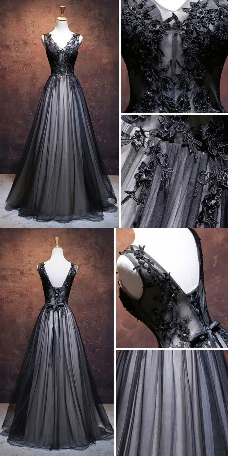 Wedding Dress Black, Prom Dress Evening, Dark Wedding, فستان سهرة, Gothic Wedding, Black Wedding Dresses, Tulle Prom Dress, Linnet, Halloween Wedding