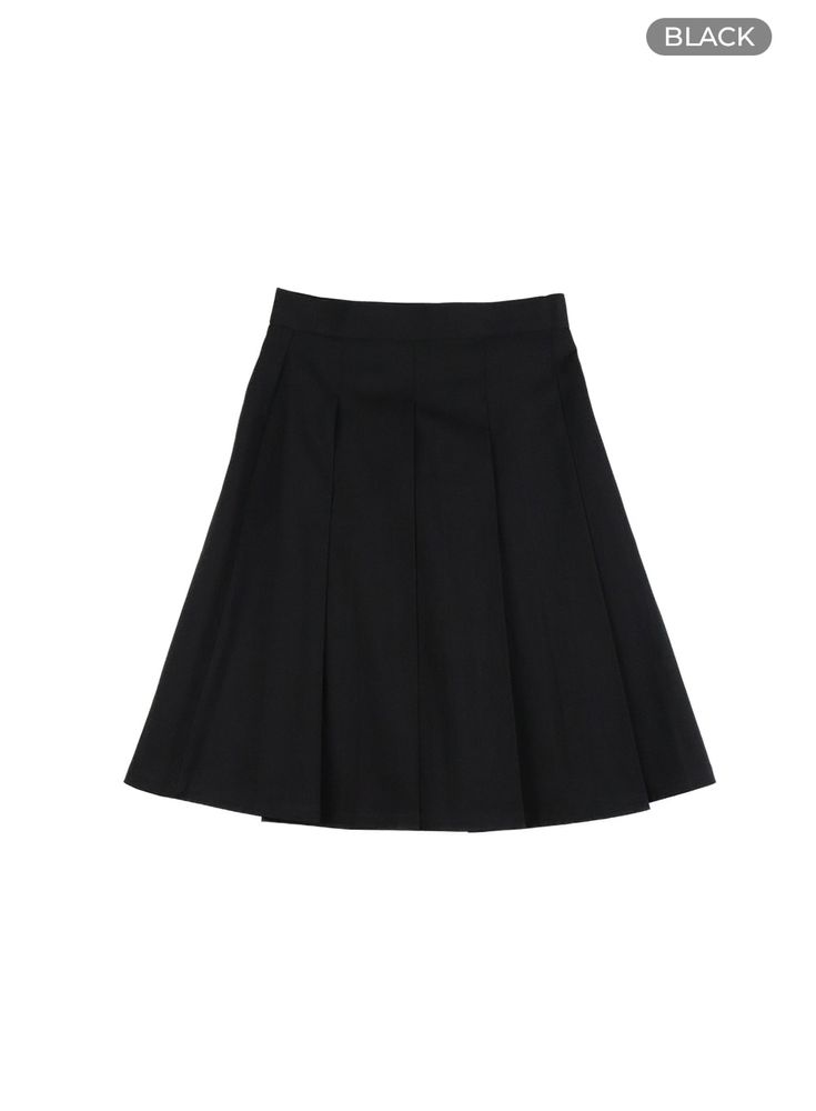 Black / M Classic Black A-line Skirt, Classic Cotton Mini Pleated Skirt, Classic Cotton Pleated Mini Skirt, Black Cotton Mini Skirt For Work, School Uniform Mini Skirt With Pleats, Casual Black Skort With Accordion Pleats, Classic Fitted Pleated Flared Skirt, School Uniform Lined Skirt, Black Mini Skirt With Accordion Pleats For Work