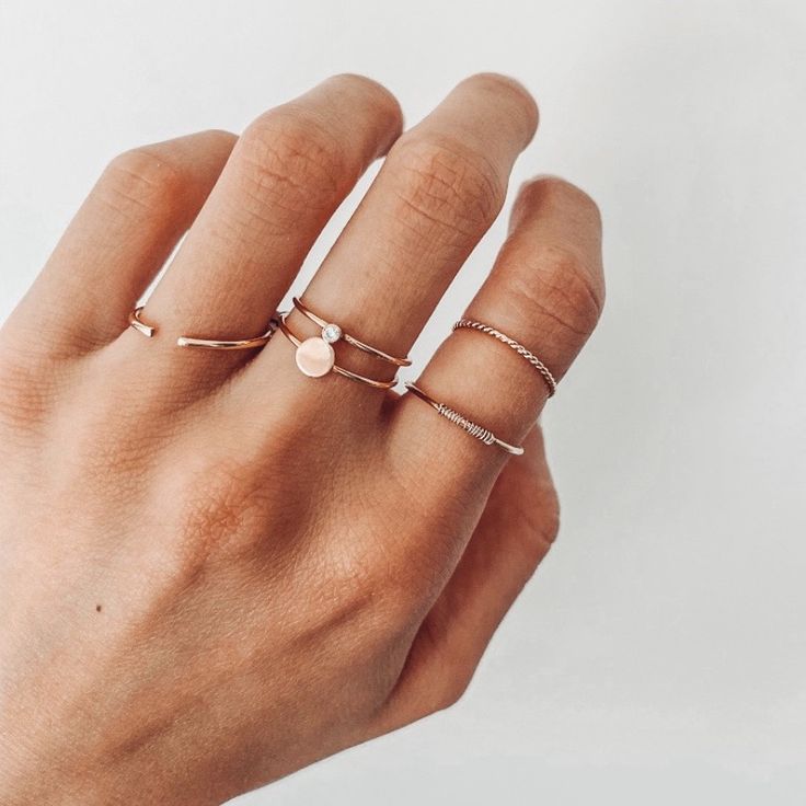 Solid 14k Gold Stacking Ring From My Personal Jewelry Line. Can Be Warn Daily Without Ever Needing To Take Off. Will Never Tarnish, Can Be Warn In Water, Etc. If You Have Any Questions Please Ask! Stackable 14k Rose Gold Round Rings, Minimalist Stackable Rose Gold Jewelry, Dainty Rose Gold Stackable Rings Tarnish Resistant, Dainty Rose Gold Tarnish Resistant Stackable Rings, Dainty Rose Gold Tarnish-resistant Stackable Rings, Dainty 14k Rose Gold Midi Rings, Elegant Silver 14k Gold Filled Rings, Simple Tarnish Resistant Round Band Jewelry, Dainty Rose Gold Promise Ring Jewelry