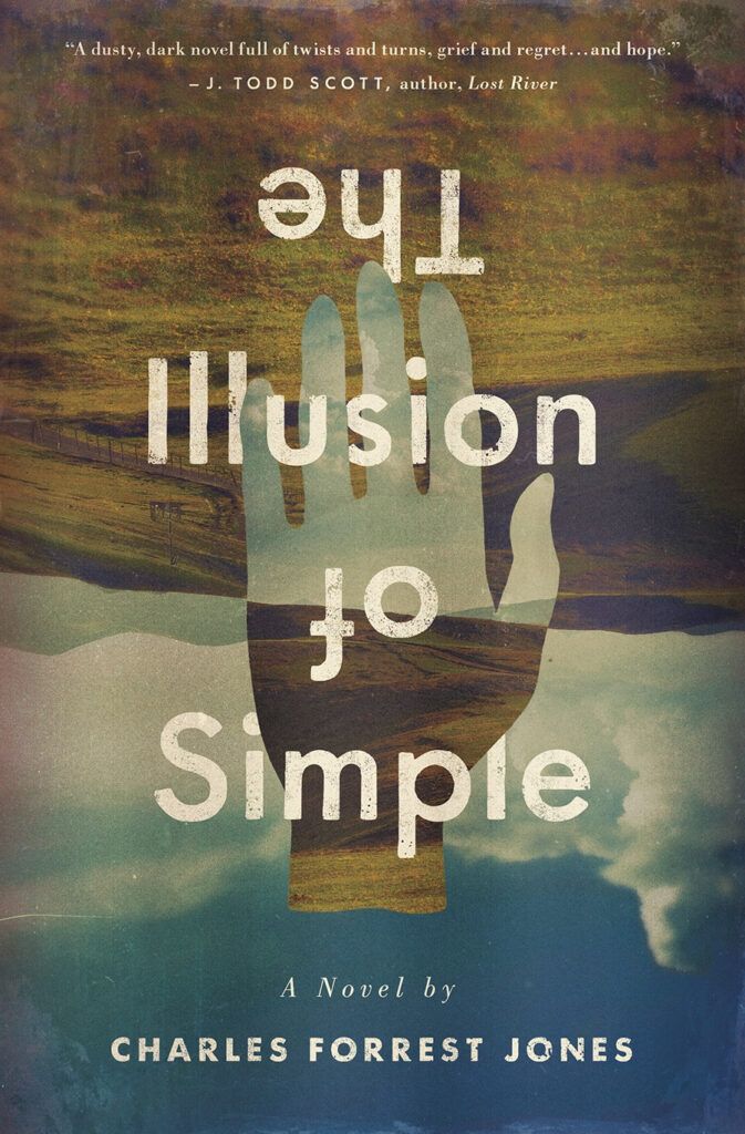 a book cover with an image of a hand and the words sul illusion to simple