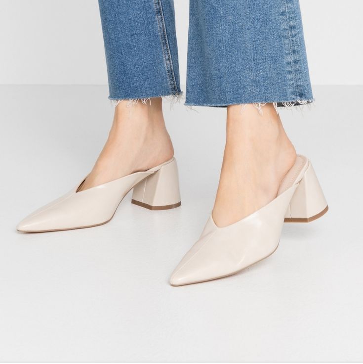 Reposhing This Item I Purchased From @Bis_bargains. Loved It, But The Size Was Off. Questions? Leave A Comment Below! Mule Clogs, Mules Shoes, Leave A Comment, Mule Shoe, Clogs, Topshop, Color White, Women Shoes, Women Shopping