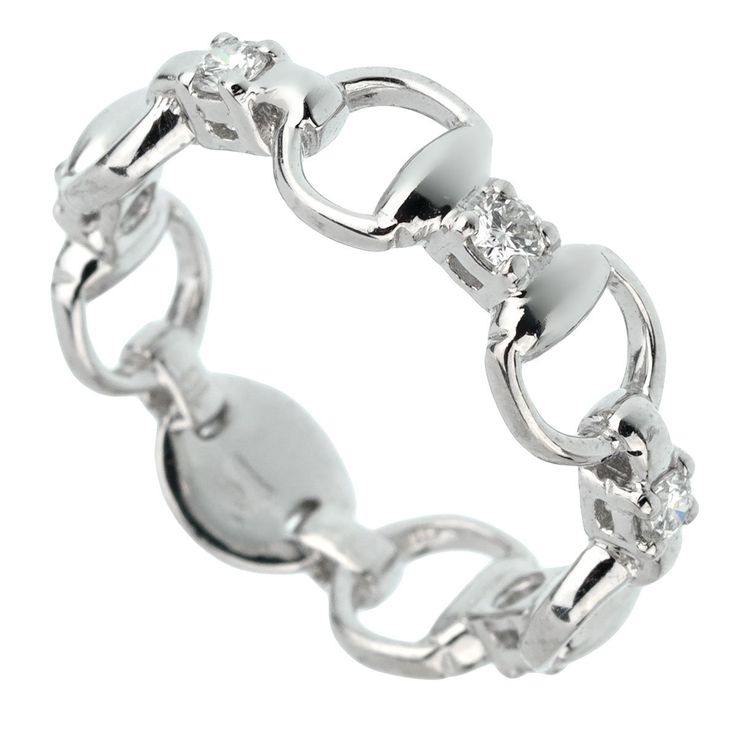 Gucci Horsebit Diamond White Gold Ring 0002052 Gucci Fine Jewelry Rings For Formal Occasions, Gucci Formal Fine Jewelry Rings, Gucci White Gold Ring In Fine Jewelry Style, Gucci White Gold Fine Jewelry Ring, Gucci White Gold Luxury Ring, Gucci Fine Jewelry White Gold Rings, Gucci White Gold Ring Formal, Gucci White Gold Ring For Formal Occasions, Gucci Luxury White Gold Rings