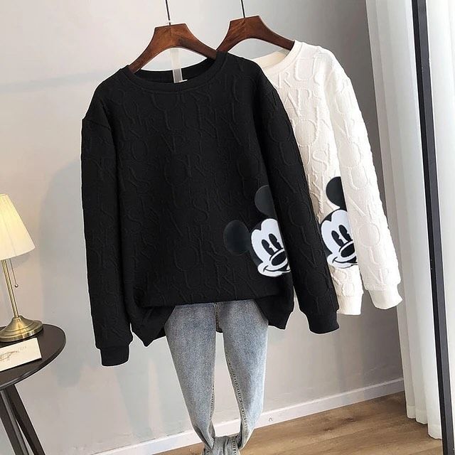 Disney 2023 Anime Fashion Mickey Mouse Print Loose Sweatshirt Spring Autumn Cartoon Pullover Top Clothing Direct Link : https://s.click.aliexpress.com/e/_Dd9Ki5h or in my story Autumn Cartoon, Disney 2023, Mickey Mouse Costume, Mickey Mouse Print, Anime Fashion, Mickey Mouse Sweatshirt, Mouse Print, Top Clothing, Comfortable Sweater