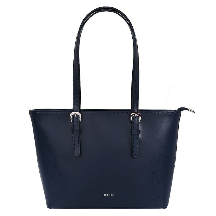 Big shoulder bag. Made of premium quality natural navy blue leather. One big compartment, big zipped pocket, smaller zipped pocket and a phone pocket inside. Also one zipped pocket outside. Perfect for shopping, work (it fits A4 format) and long walks. Size: 35 cm / 13.8 inch 23 cm / 9 inch 12 cm / 4.8 inch Cute Handbags For School, Big Purse Outfit, School Shoulder Bags, School Handbags, School Handbag, Big Shoulder Bag, School Purse, School Shoulder Bag, Purse Aesthetic